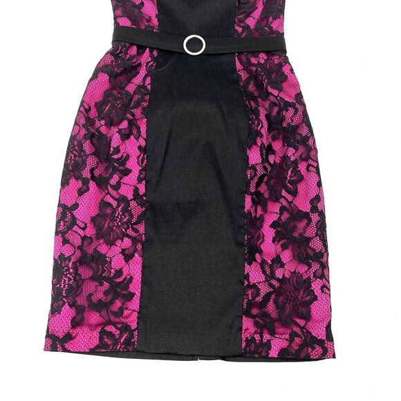 Vintage 80s Jessica McClintock Strapless Cocktail Dress - Picture 4 of 12